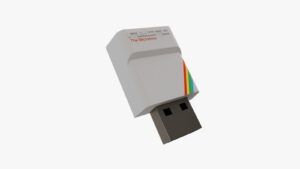 THE MICRODRIVE - WHITE EDITION - USB DRIVE